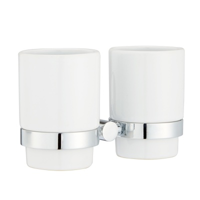 Стакан для зубных щеток Iddis Mirro Plus MRPSBC2i45 Хром Белый