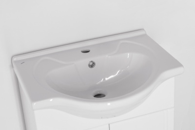 Тумба под раковину Style Line Эко Стандарт 10 2 Байкал 60 Белый глянец