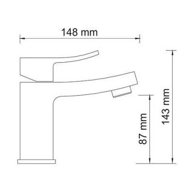 Смеситель для раковины WasserKRAFT Aller 1063 Хром
