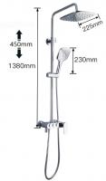 Душевая система Frap F2423 Хром