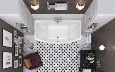 Акриловая ванна Vagnerplast Inspira 190x100 без гидромассажа