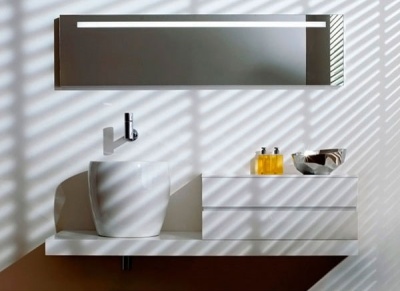 Зеркало Laufen Alessi One 160 с подсветкой Хром