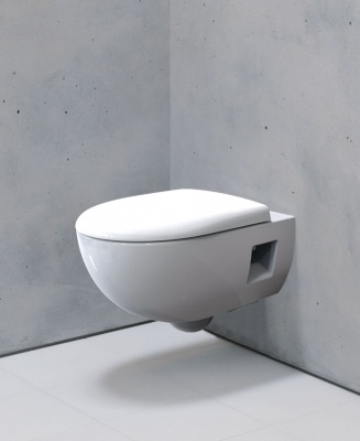 Комплект унитаза с инсталляцией Geberit Renova 500.103.DW.R с сиденьем Микролифт и Черной клавишей смыва