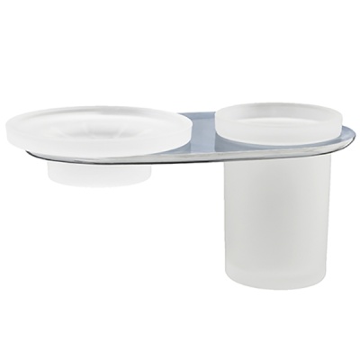 Держатель стакана и мыльницы WasserKRAFT Kammel К-8326 Хром
