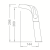 Смеситель для раковины Schein Whirl 42221/8035002 Хром