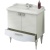 Тумба с раковиной Comforty Монако 80-1 4136578 Белая