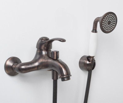 Смеситель для ванны WasserKRAFT Isar 1301 Темная бронза