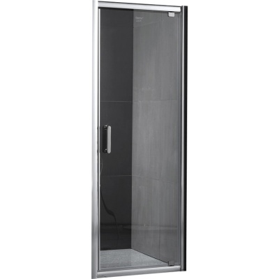 Душевая дверь в нишу Gemy Sunny Bay 80х190 профиль Хром стекло прозрачное