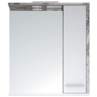 Зеркало со шкафом Corozo Лорена 65 SD-00000294 с подсветкой Антик Белое