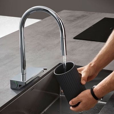 Смеситель для кухни Hansgrohe Aquno Select M81 73831000 Хром