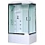 Душевая кабина Royal Bath BP 100х80 RB8100BP3-WT-CH-L с гидромассажем профиль Хром задняя стенка Белая
