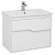 Тумба под раковину Aquanet Модена 75 198486 подвесная Белый глянец
