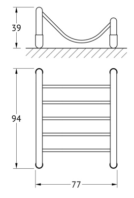 Мыльница FBS Ryna 037 Хром