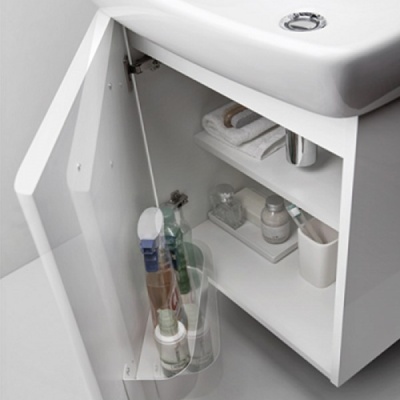 Тумба с раковиной Ifo Special 50 подвесная Белый глянец