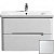 Тумба под раковину BelBagno Luxury Soft 80 LUXURY/SOFT-800-2C-SO-BF подвесная Bianco frassinato