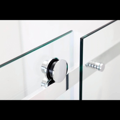 Душевая дверь Black&White Stellar Wind S218-1000х1950 профиль Хром стекло прозрачное