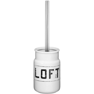Ершик для унитаза Fora Loft FOR-LT020 Черно-белый