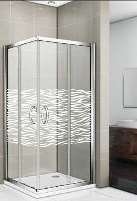 Душевой уголок Good Door Infinity CR-80 80х80 профиль Хром стекло прозрачное