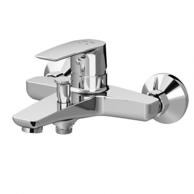 Комплект акриловой ванны со шторкой и душевой системой AM.PM Gem 150x70 W90ASET-150D3W5 без гидромассажа