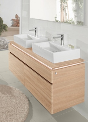 Тумба под раковину Villeroy&Boch Legato 100x55 подвесная Вяз импрессо