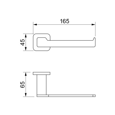 Держатель туалетной бумаги Novella Elegante EL-03111 Хром