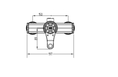 Душевая система Bronze de Luxe Windsor 10118/1 RF Цветок