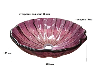 Раковина-чаша Bronze de Luxe 40 17154 Без смесителя