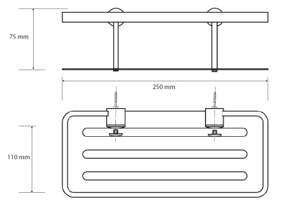 Полка корзина Bemeta Cytro 146208052 Хром