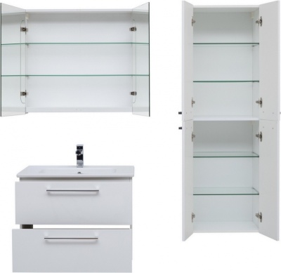 Тумба под раковину Dreja Gio 80 77.0104D подвесная Дуб кантри