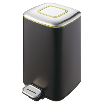 Ведро для мусора WeltWasser Mila BL 12L педальное 10000001059 Черное