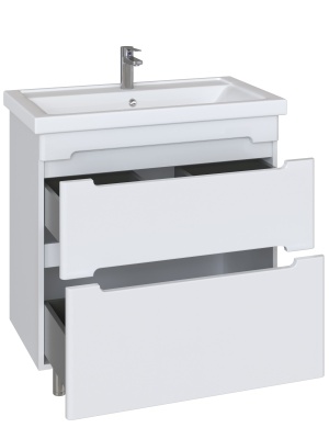 Комплект мебели для ванной San Star Адель 80 170.1-1.4.1.+8000UF+176.1-2.4.1. Белый