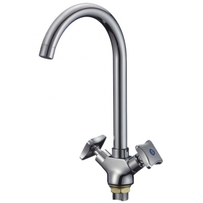 Смеситель для кухни Ростовская Мануфактура Сантехники SL117-274F Хром