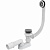 Слив-перелив Alcaplast A505CRM-120 Click-Clack Белый Хром
