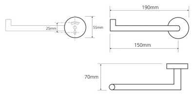 Держатель для туалетной бумаги Bemeta Omega 104212032L Хром