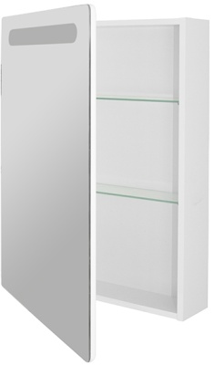 Зеркальный шкаф Mixline Стив 60 L 536802 с подсветкой Белый