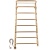 Электрический полотенцесушитель Secado Мерида 2 50х100 с полкой Бронза