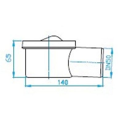 Сифон для душевого лотка PlastBrno SZS0005 Серый