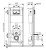 Комплект унитаза с инсталляцией AM.PM Spirit V2.0 I012702/I014151/C701700SC с сиденьем Микролифт и клавишей смыва Хром