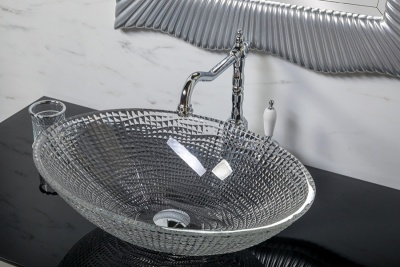 Раковина-чаша Boheme Neo-Art 51 813 Прозрачная