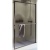 Душевая перегородка Riho Lucid GD400 100 GD410B000 профиль Черный стекло прозрачное