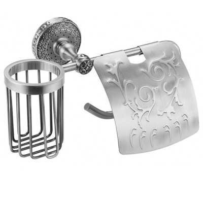 Держатель освежителя воздуха и туалетной бумаги ZorG SL AZR 20 SL Серебро