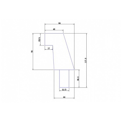 Комплект для монтажа смесителя Aquanet Practic AF112-62C Хром