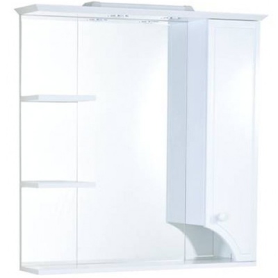 Зеркало со шкафом Акватон Элен 85 с подсветкой 1A218802EN010 Белое Зеркало со шкафом Акватон Элен 85 с подсветкой 1A218802EN010 Белое