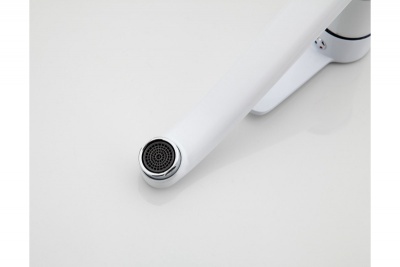 Смеситель для кухни Frap F454 Белый Хром