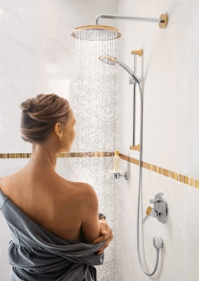 Смеситель для душа Hansgrohe Metropol Classic 31345090 Хром Золото