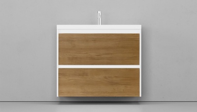 Тумба под раковину Velvex Klaufs 90.2Y tpKLA.90.2Y-617.216 подвесная Белая Шатанэ