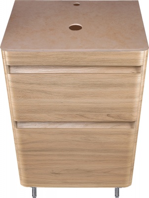 Тумба под раковину Style Line Атлантика Люкс Plus 60 СС-00002216 Ясень перламутр