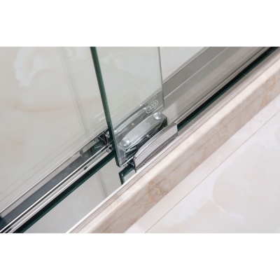 Душевой уголок Royal Bath RB-L-2011-1400-9L 140х90 без поддона профиль Хром стекло прозрачное