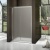 Душевая дверь в нишу Good Door Latte WTW-110 110 профиль Белый стекло Grape