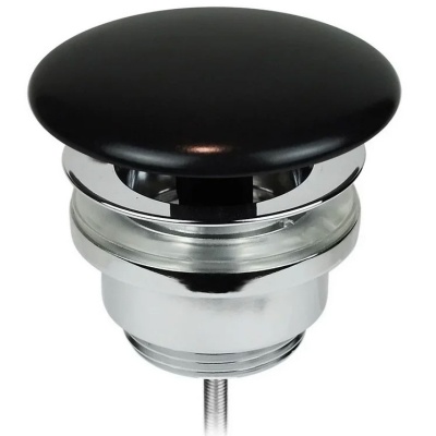 Донный клапан AeT A037105 Хром Черный матовый